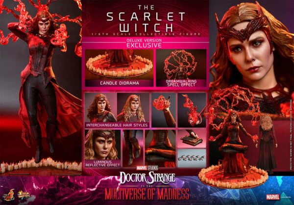MARVEL – Figurine Movie Masterpiece 1/6 The Scarlet Witch (Doctor Strange in the Multiverse of Madness) Deluxe Version 28 cm – Image 22