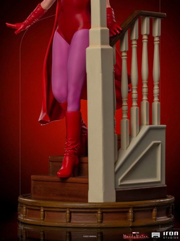 MARVEL - Statuette Scarlet Witch (Halloween Version) Deluxe Art Scale 1/10 WandaVision 23 cm – Image 3