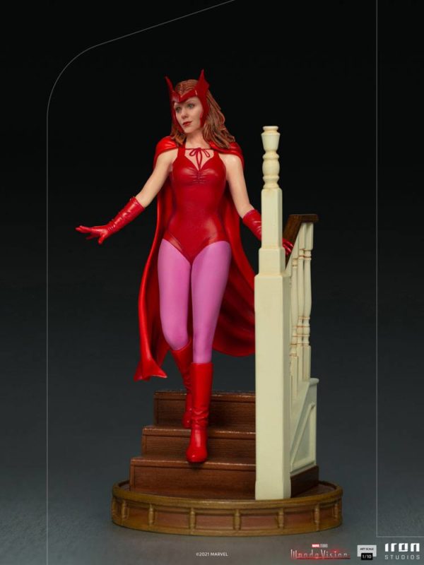 MARVEL - Statuette Scarlet Witch (Halloween Version) Deluxe Art Scale 1/10 WandaVision 23 cm – Image 4