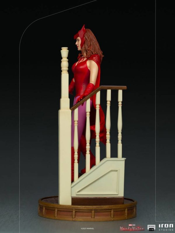 MARVEL - Statuette Scarlet Witch (Halloween Version) Deluxe Art Scale 1/10 WandaVision 23 cm – Image 5