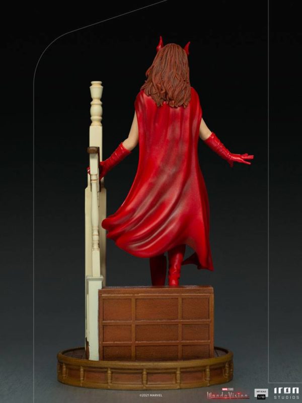 MARVEL - Statuette Scarlet Witch (Halloween Version) Deluxe Art Scale 1/10 WandaVision 23 cm – Image 6