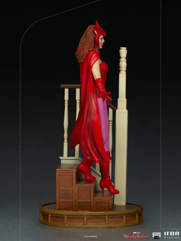 MARVEL - Statuette Scarlet Witch (Halloween Version) Deluxe Art Scale 1/10 WandaVision 23 cm – Image 7