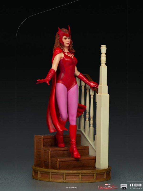 MARVEL - Statuette Scarlet Witch (Halloween Version) Deluxe Art Scale 1/10 WandaVision 23 cm – Image 8