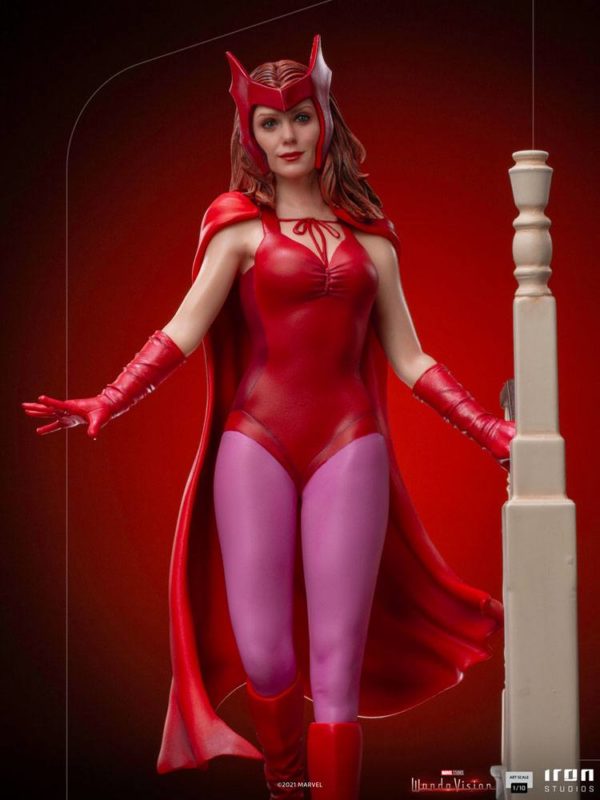 MARVEL - Statuette Scarlet Witch (Halloween Version) Deluxe Art Scale 1/10 WandaVision 23 cm – Image 9