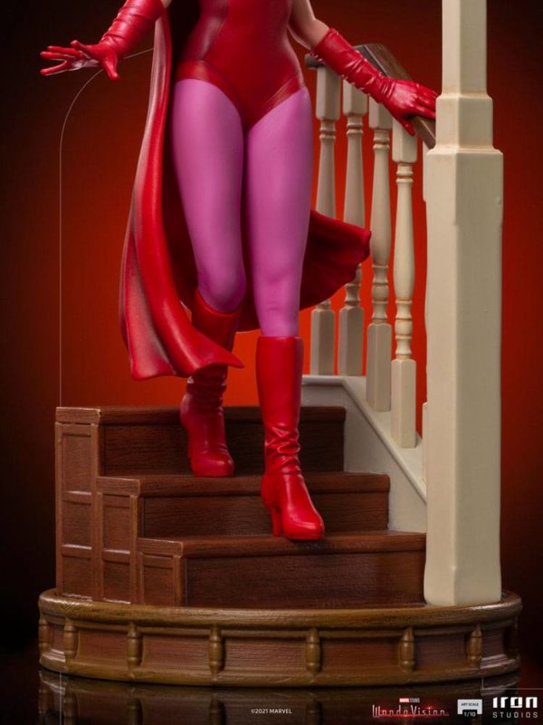 MARVEL - Statuette Scarlet Witch (Halloween Version) Deluxe Art Scale 1/10 WandaVision 23 cm – Image 10