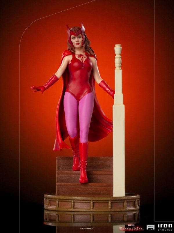 MARVEL - Statuette Scarlet Witch (Halloween Version) Deluxe Art Scale 1/10 WandaVision 23 cm – Image 11