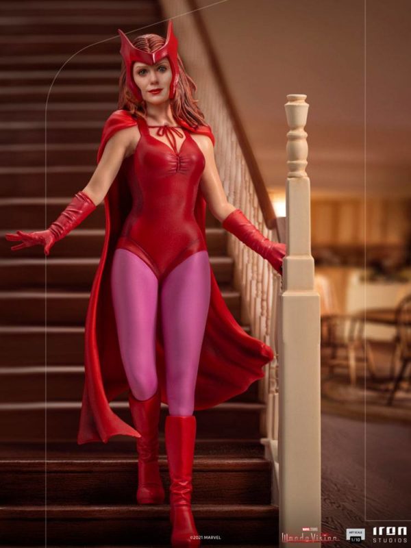 MARVEL - Statuette Scarlet Witch (Halloween Version) Deluxe Art Scale 1/10 WandaVision 23 cm – Image 12