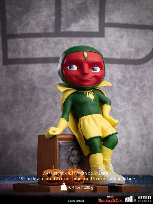 MARVEL - Figurine Vision Mini Co WandaVison (Halloween Version) 19 cm – Image 8