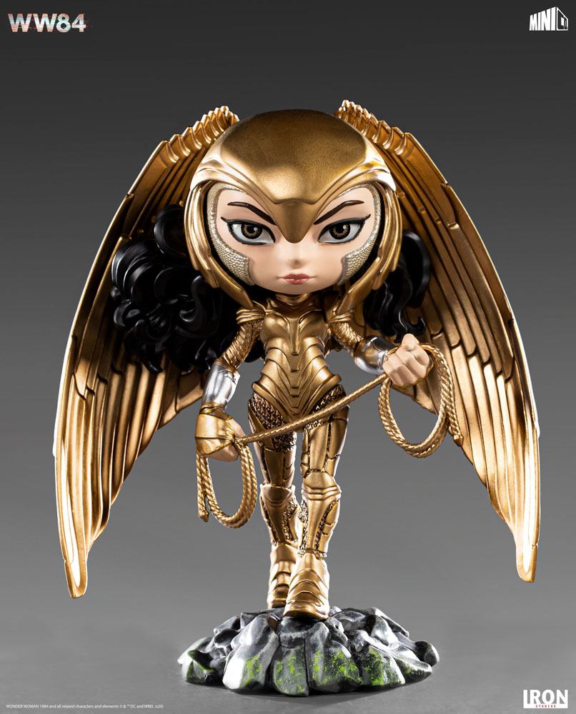 DC COMICS - Figurine Mini Co Wonder Woman 1984 Golden Armor 15 cm