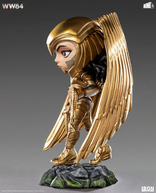 DC COMICS - Figurine Mini Co Wonder Woman 1984 Golden Armor 15 cm – Image 2