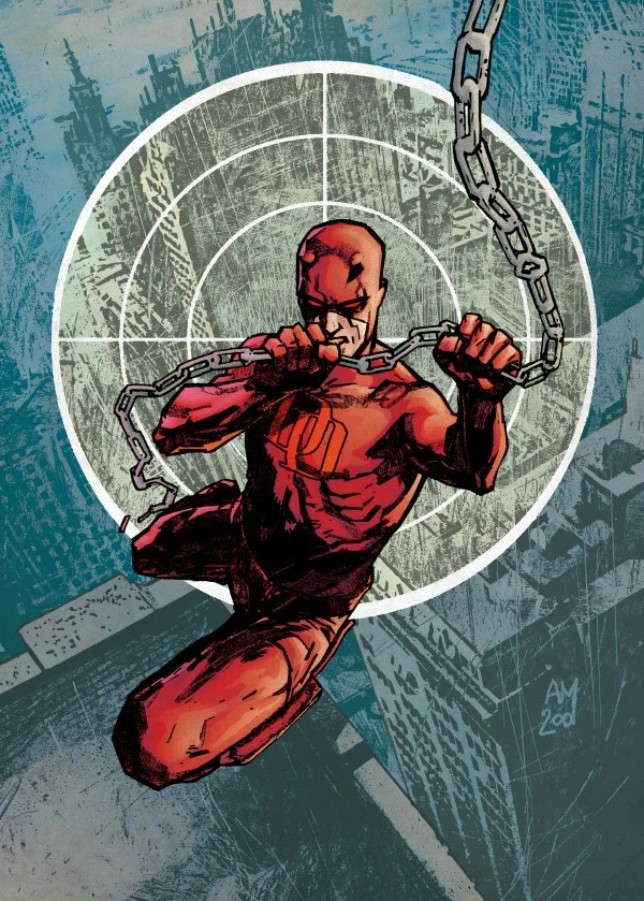 MARVEL - Poster Métal Daredevil Devil of Hell's Kitchen (45 x 32)