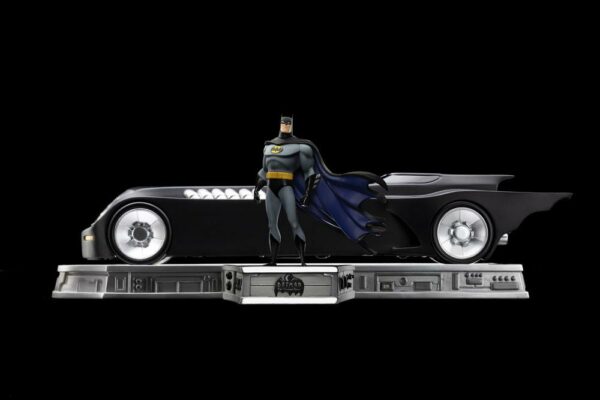 DC COMICS – Batman The Animated Series 1992 Set Art Scale 1/10 Batman & Batmobile – Image 2