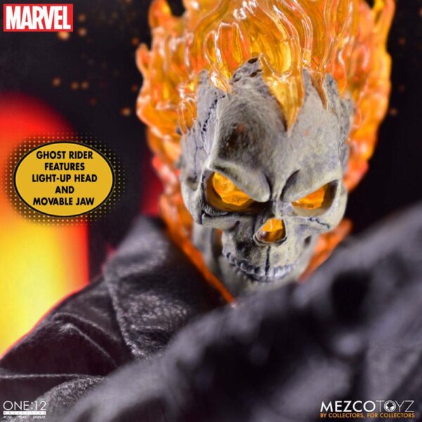 MARVEL - Figurine 1/12 Ghost Rider & Hell Cycle 23 cm – Image 3