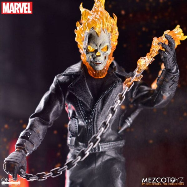 MARVEL - Figurine 1/12 Ghost Rider & Hell Cycle 23 cm – Image 4