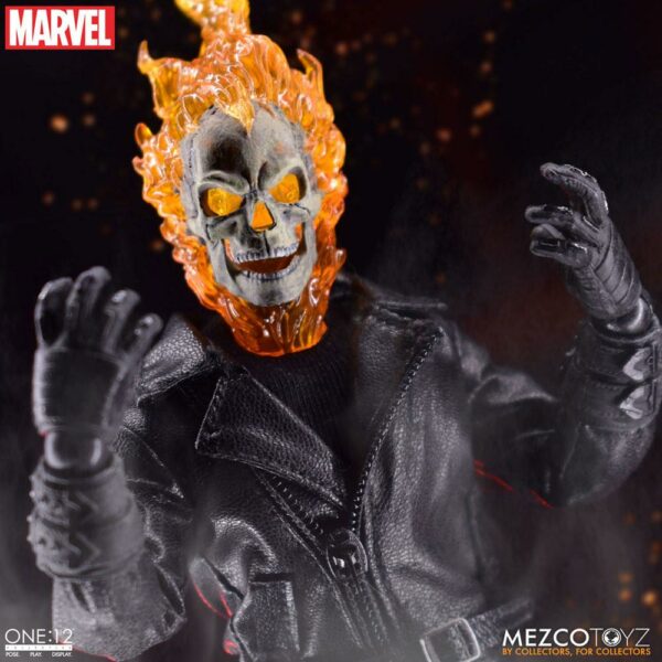 MARVEL - Figurine 1/12 Ghost Rider & Hell Cycle 23 cm – Image 8