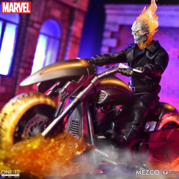 MARVEL - Figurine 1/12 Ghost Rider & Hell Cycle 23 cm – Image 10