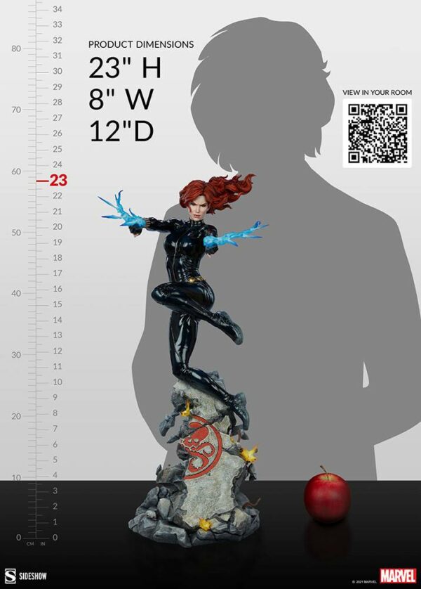 MARVEL - Statuette Premium Format Black Widow 58 cm – Image 6