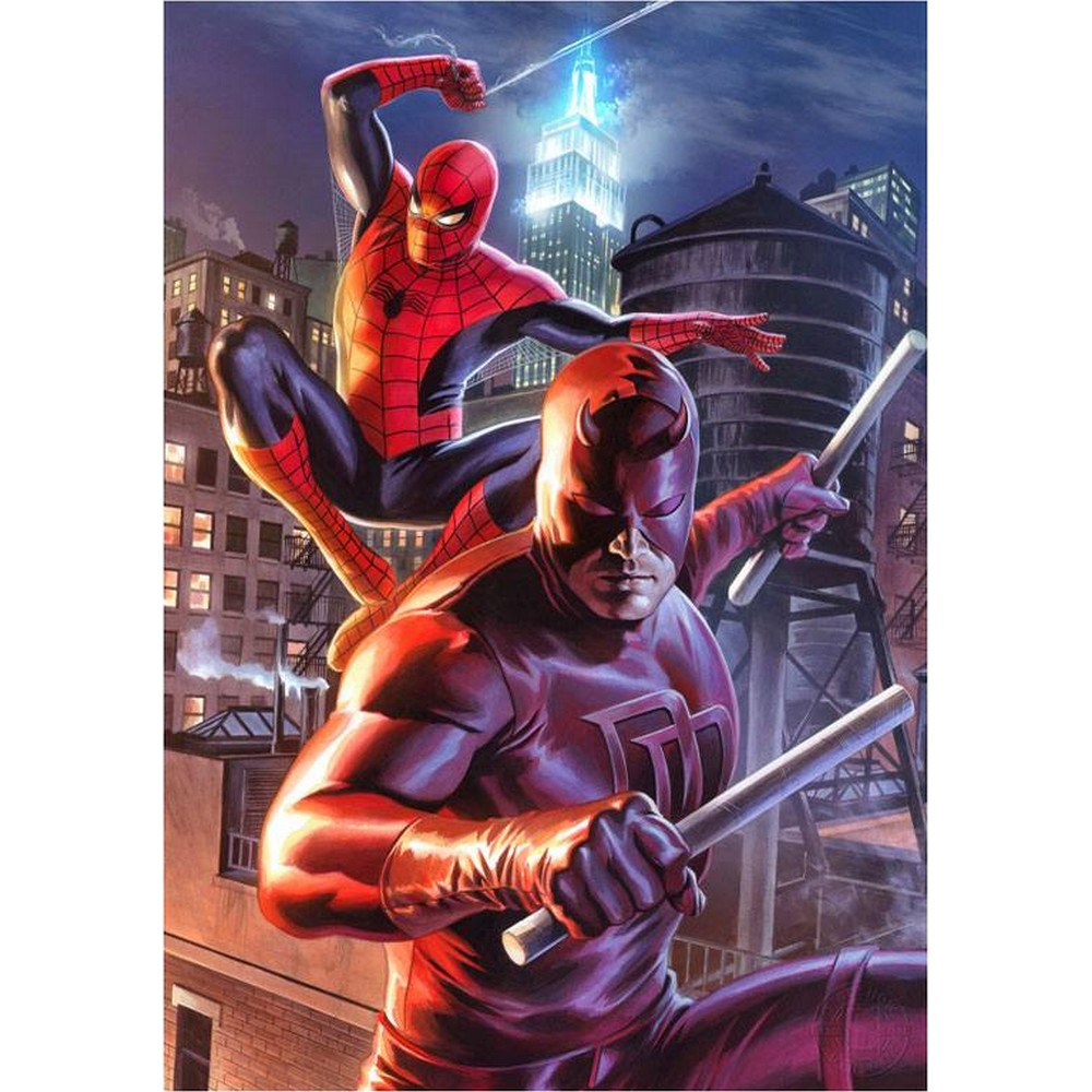 MARVEL - Art Print Daredevil & Spider-Man (61 x 46)