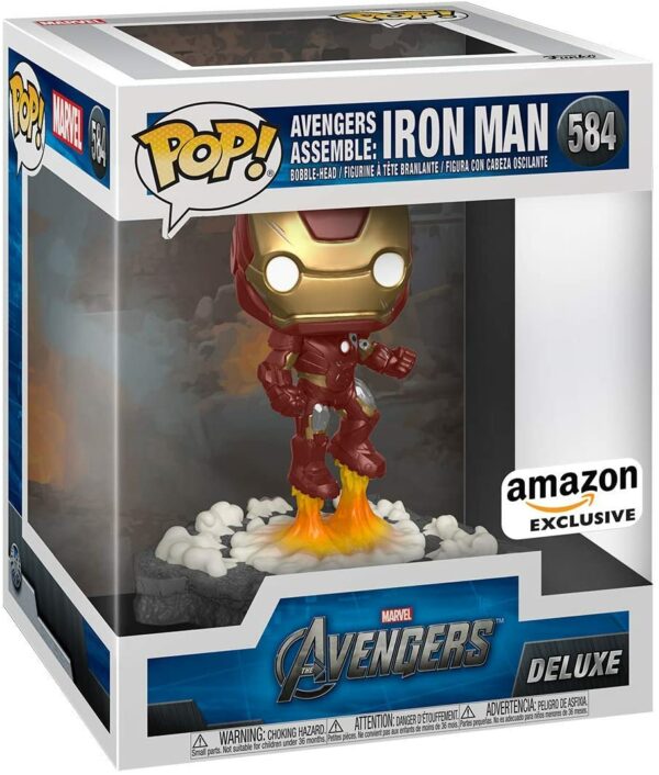 Iron Man Assemble - Figurine Marvel Funko POP! Deluxe n°584 – Image 2