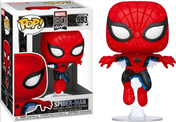 Spider-Man 1ère apparence (Marvel 80th) - Figurine Marvel Funko POP! n°593 – Image 2