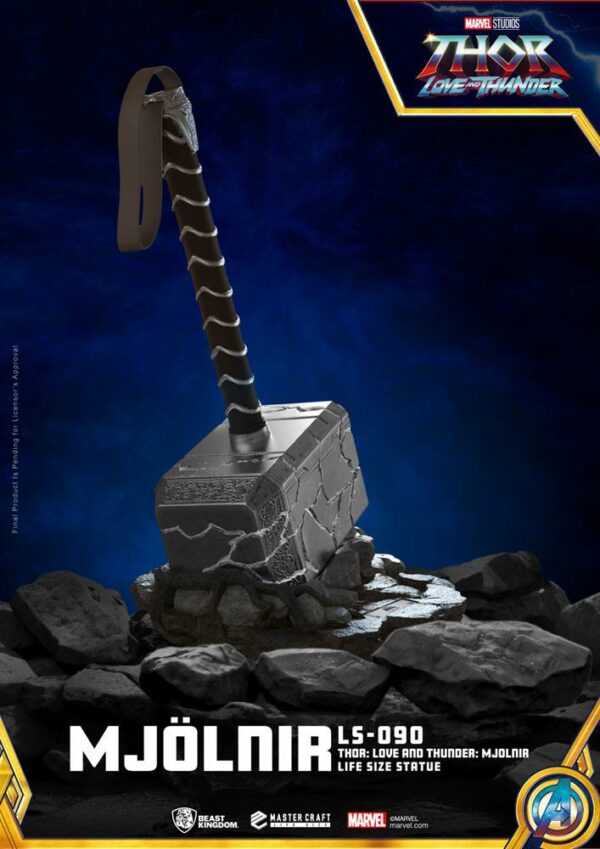 MARVEL - Thor Love and Thunder : Réplique Mjölnir Mighty Thor 53 cm – Image 3