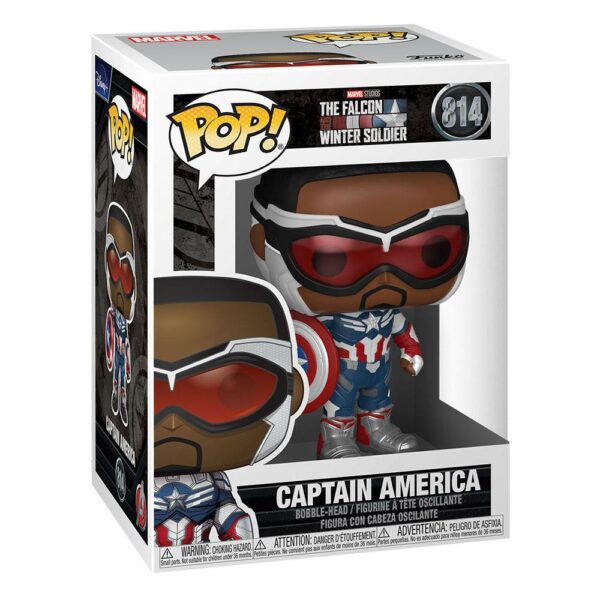 Captain America (The Falcon and The Winter Soldier TV Series) - Figurine Marvel Funko POP! n°814 – Image 2