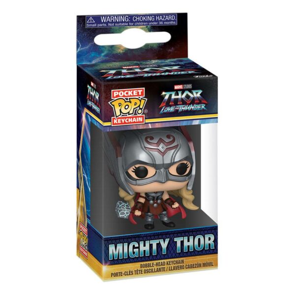MARVEL – Porte-clés Mighty Thor (Thor : Love and Thunder) Pocket POP! – Image 2