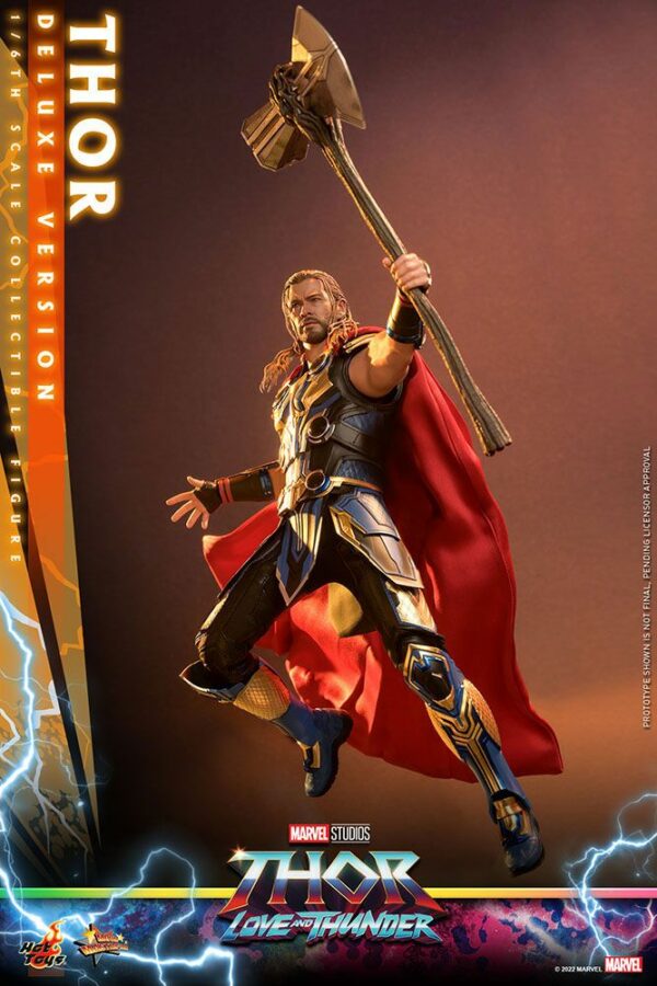 MARVEL - Figurine 1/6 Movie Masterpiece Deluxe Version Thor : Love and Thunder 32 cm – Image 5
