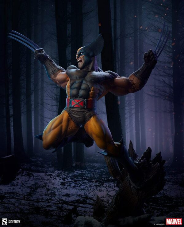 MARVEL - Statuette Wolverine Premium Format (Alternative Costume) 52 cm – Image 3