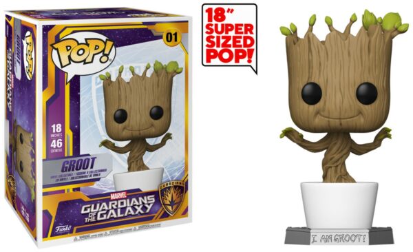Les Gardiens de la Galaxie (Baby Groot) Super Sized 46 cm – Figurine Marvel Funko POP! n°01 – Image 2