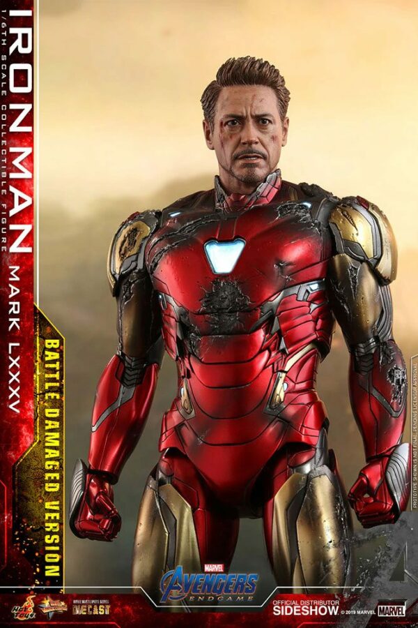 MARVEL – Figurine 1/6 Iron Man Mark LXXXV Damaged Version (Avengers : Endgame) 32 cm – Image 5