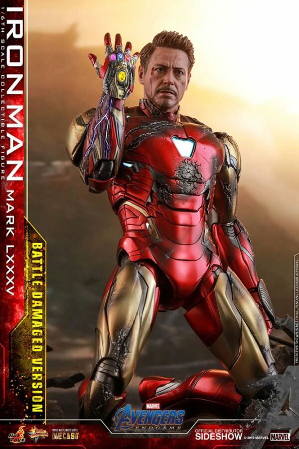MARVEL – Figurine 1/6 Iron Man Mark LXXXV Damaged Version (Avengers : Endgame) 32 cm – Image 6