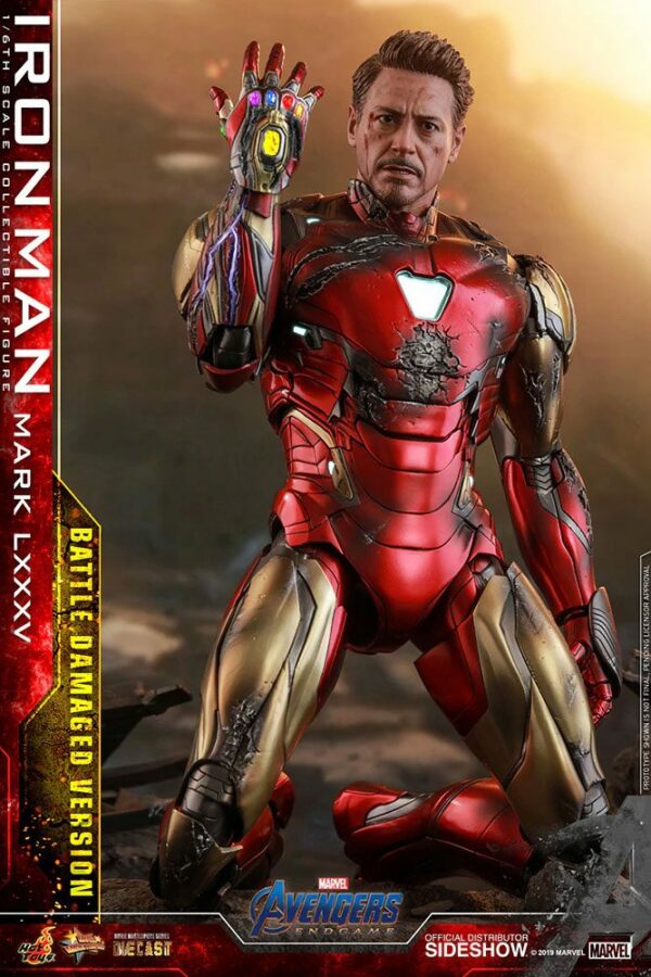 MARVEL – Figurine 1/6 Iron Man Mark LXXXV Damaged Version (Avengers : Endgame) 32 cm – Image 7