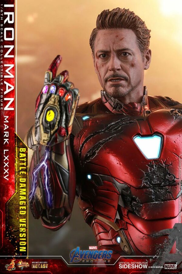 MARVEL – Figurine 1/6 Iron Man Mark LXXXV Damaged Version (Avengers : Endgame) 32 cm – Image 8