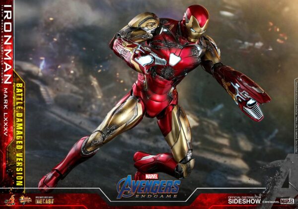 MARVEL – Figurine 1/6 Iron Man Mark LXXXV Damaged Version (Avengers : Endgame) 32 cm – Image 3