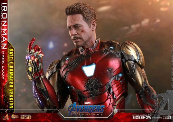 MARVEL – Figurine 1/6 Iron Man Mark LXXXV Damaged Version (Avengers : Endgame) 32 cm – Image 9