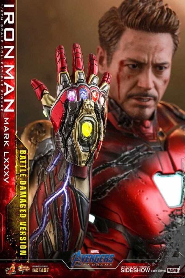 MARVEL – Figurine 1/6 Iron Man Mark LXXXV Damaged Version (Avengers : Endgame) 32 cm – Image 10