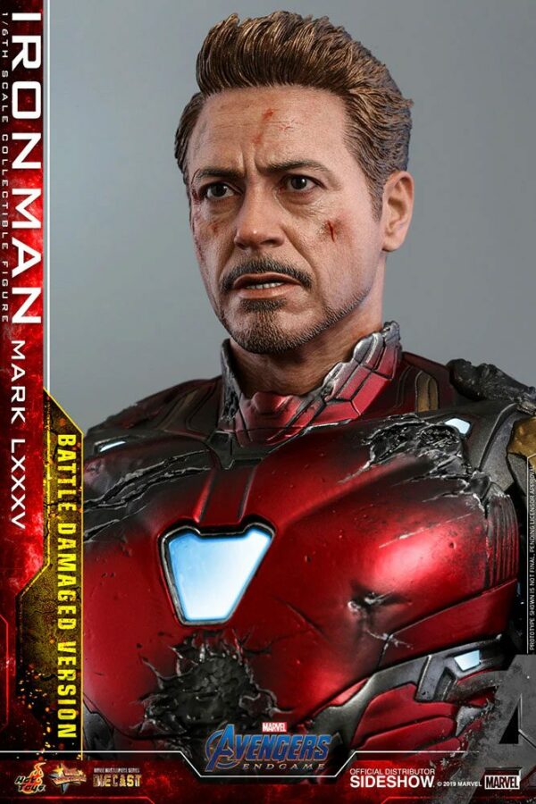 MARVEL – Figurine 1/6 Iron Man Mark LXXXV Damaged Version (Avengers : Endgame) 32 cm – Image 11