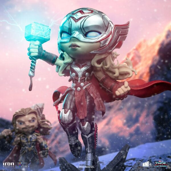 MARVEL - Figurine Mini Co Mighty Thor (Love and Thunder) 16 cm – Image 12