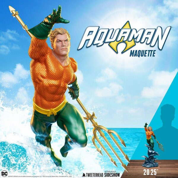 DC COMICS - Statuette Aquaman Classic 51 cm – Image 2