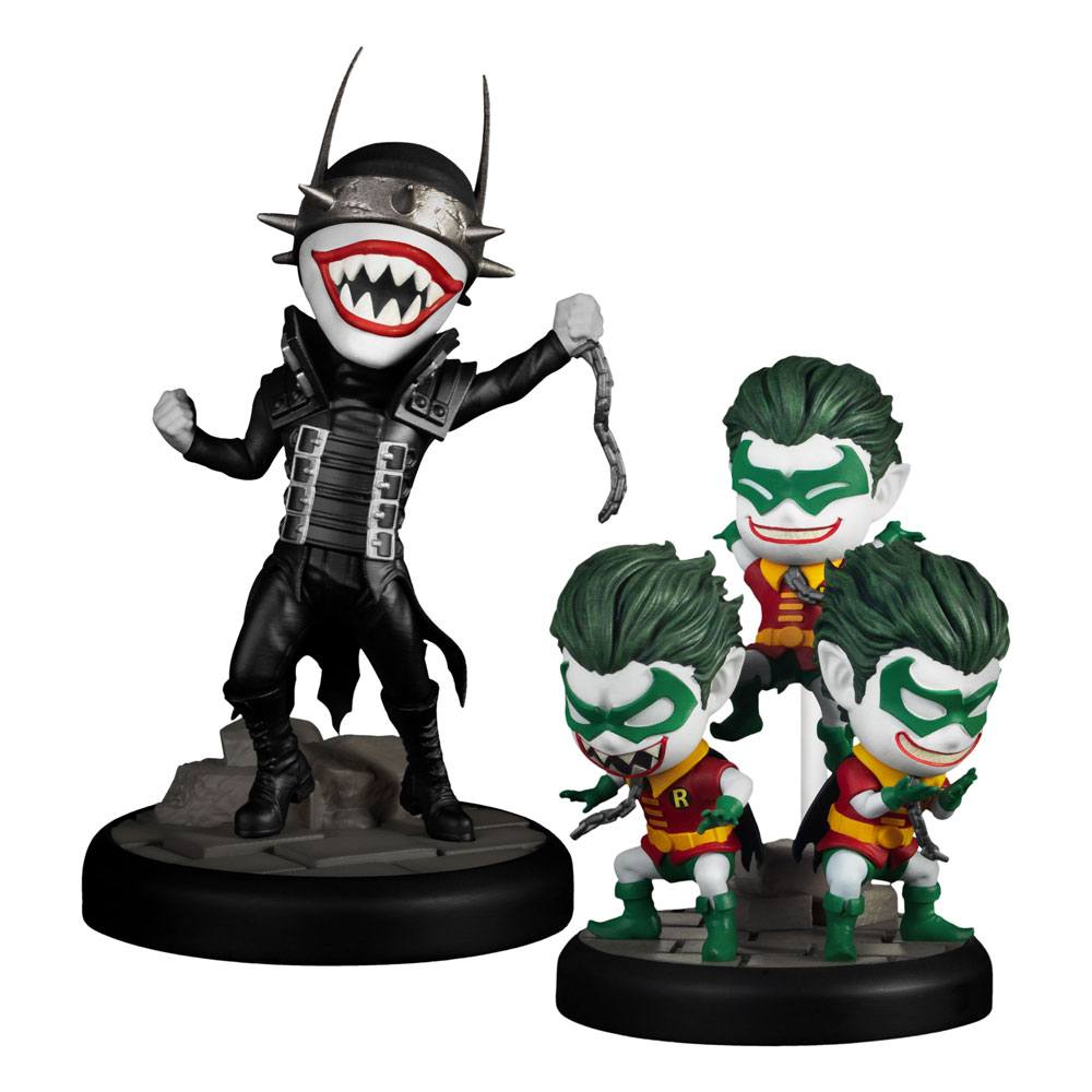 DC COMICS - Pack figurines Mini Egg Attack Dark Nights Metal The Batman Who Laughs & Robins 8 cm