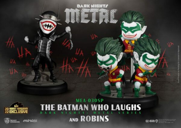 DC COMICS - Pack figurines Mini Egg Attack Dark Nights Metal The Batman Who Laughs & Robins 8 cm – Image 2
