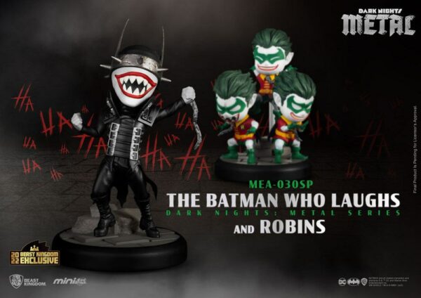 DC COMICS - Pack figurines Mini Egg Attack Dark Nights Metal The Batman Who Laughs & Robins 8 cm – Image 3