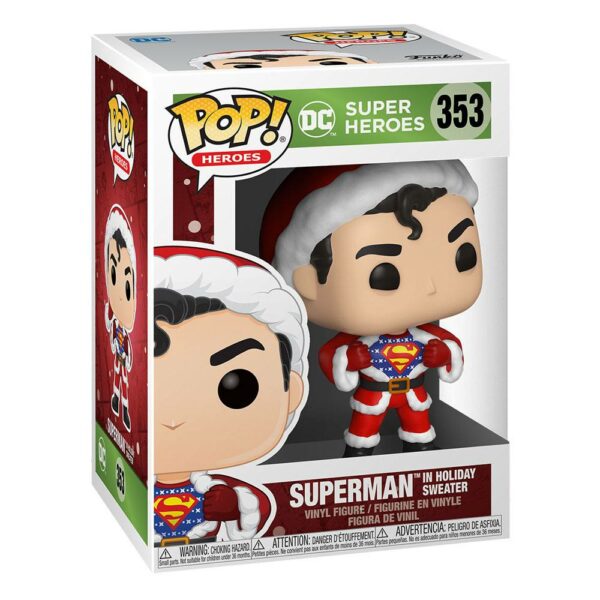 Superman (Costume Père Noël) - Figurine DC Comics POP! n°353 – Image 2