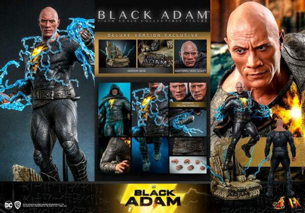 DC COMICS – Figurine DX 1/6 Black Adam Deluxe Version 33 cm – Image 20