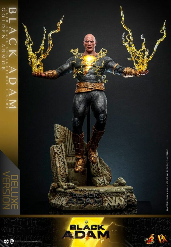 DC COMICS – Figurine DX 1/6 Black Adam (Golden Armor) Deluxe Version 33 cm – Image 2