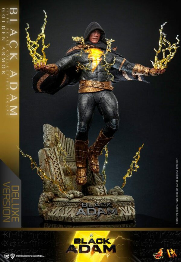 DC COMICS – Figurine DX 1/6 Black Adam (Golden Armor) Deluxe Version 33 cm – Image 3