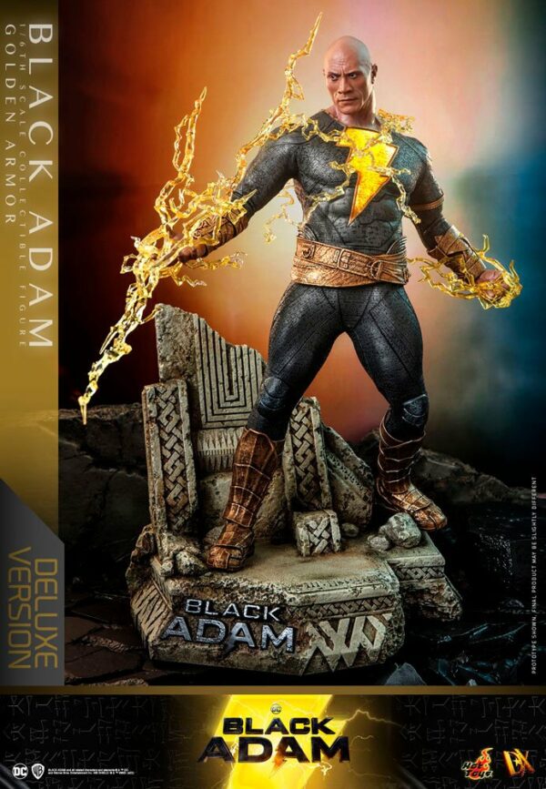 DC COMICS – Figurine DX 1/6 Black Adam (Golden Armor) Deluxe Version 33 cm – Image 4