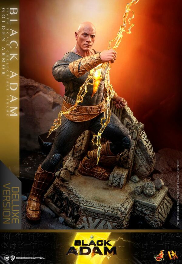 DC COMICS – Figurine DX 1/6 Black Adam (Golden Armor) Deluxe Version 33 cm – Image 5