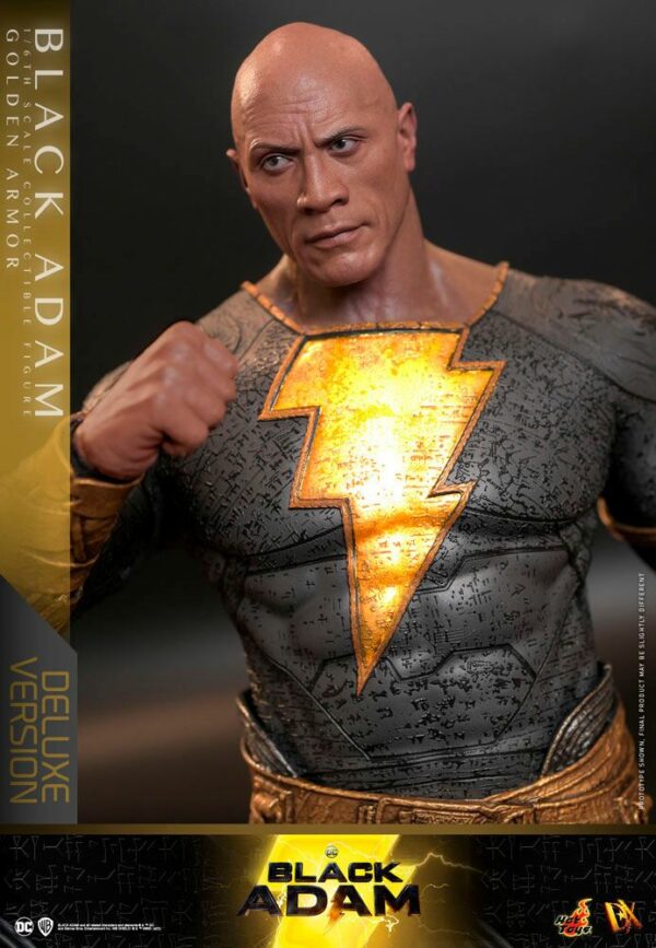 DC COMICS – Figurine DX 1/6 Black Adam (Golden Armor) Deluxe Version 33 cm – Image 8